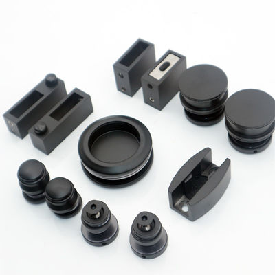 48mm Rad Gold Dusche Roller Schwere Tür Schiebetür Glas Hardware System Kits amerikanischen Stil