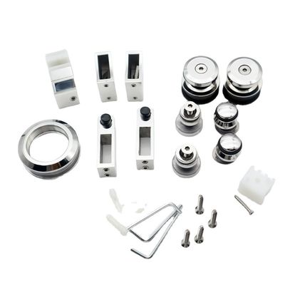 304 Edelstahl-Duschschiebetür-Kits für modernes Duschzimmerzubehör