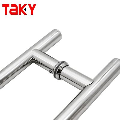 16" schwerer H-Form Schiebetürgriff für doppelseitige Chrom-Push-Zugtüren
