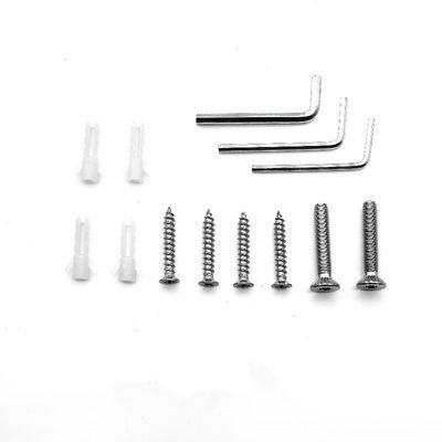 Schaufelglas ohne Rahmen Schiebetür Dusche-Schuppen-Hardware-Kit für Zuhause Hotel Büro Vila Bad