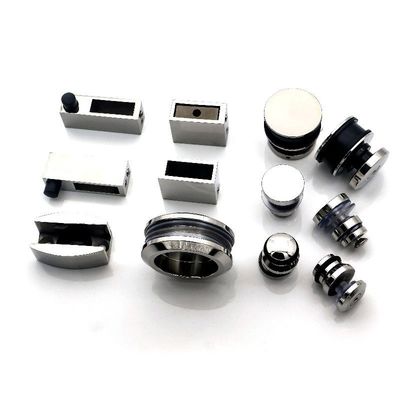 Schaufelglas ohne Rahmen Schiebetür Dusche-Schuppen-Hardware-Kit für Zuhause Hotel Büro Vila Bad