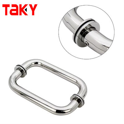 Schlankes Design 24 Zoll rundes Glas Türgriff Edelstahl 304 für Badezimmertüren