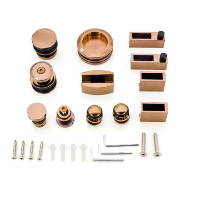 Schlankes und stilvolles Glastür-Hardware-Kit für modernes Badschiebesystem