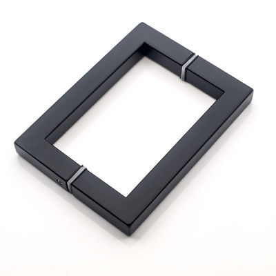 Edelstahl Quadrat Dusch Türgriff 6 "8" Rücken zu Rücken für modernes Hoteldesign