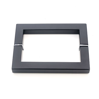 Edelstahl Quadrat Dusch Türgriff 6 "8" Rücken zu Rücken für modernes Hoteldesign