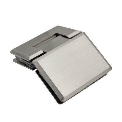 Brushed Nickel Glas Scharnier 135 Grad Öffnungswinkel ideal für Glas Dusche Gehäuse
