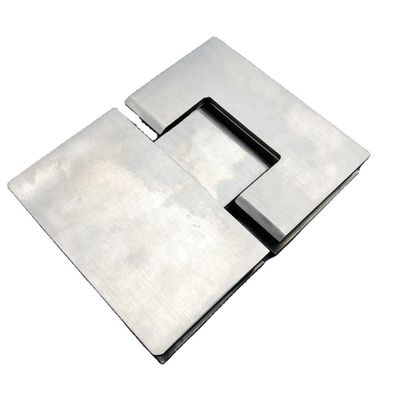 Edelstahl 304 Tür-Fenster Scharniere mit Matt Schwarz Finish 180 Grad Glas Klemm