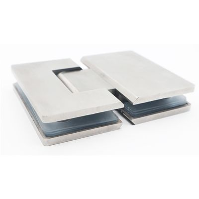 Edelstahl 304 Tür-Fenster Scharniere mit Matt Schwarz Finish 180 Grad Glas Klemm