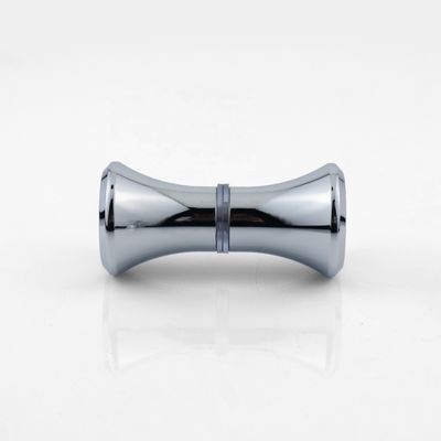 Bad Dusche Schiebetür Griff Silber Glas Tür Doppelloch Knopf im Design