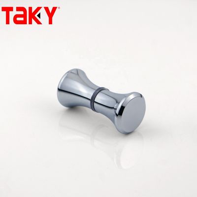 Bad Dusche Schiebetür Griff Silber Glas Tür Doppelloch Knopf im Design
