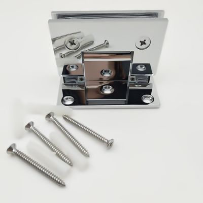 Badezimmer Edelstahl-Glas-Tür-Clip Scharnier für 5-8mm Festglas im Duschraum