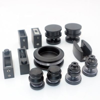 Design Klappglas Scheunen Tür Edelstahl Schiebesystem für normale Veredelung Satin/Polish