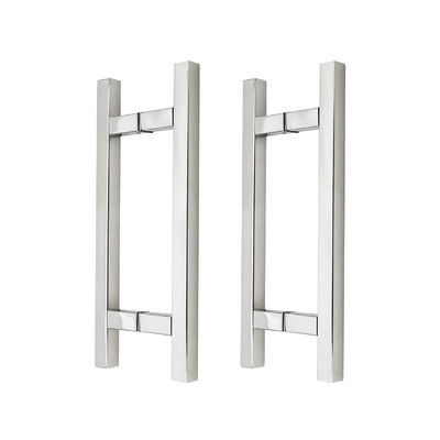 Chinese Design Style CP Finish Handels H-Griff für Rahmenlose Schiebe Dusche Glas Tür ziehen Griffe