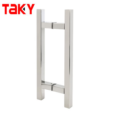 Chinese Design Style CP Finish Handels H-Griff für Rahmenlose Schiebe Dusche Glas Tür ziehen Griffe