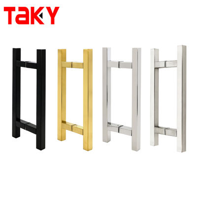 Chinese Design Style CP Finish Handels H-Griff für Rahmenlose Schiebe Dusche Glas Tür ziehen Griffe