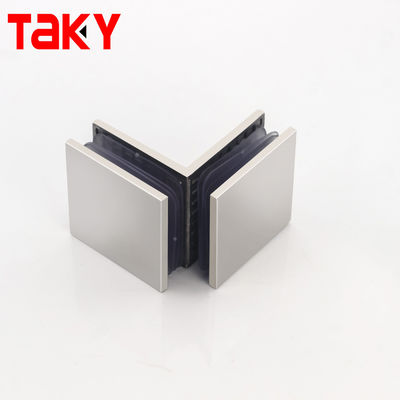 Dauerhafte 45*45mm Duschklemmen für gehärtetes Glas in der Ecke der Badezimmertür