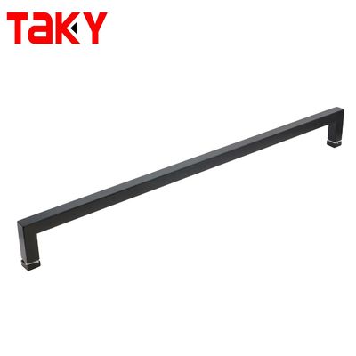 8-12mm Türdicke Edelstahl Quadrat Duschtür Griff mit Griff