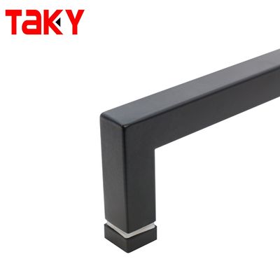 8-12mm Türdicke Edelstahl Quadrat Duschtür Griff mit Griff