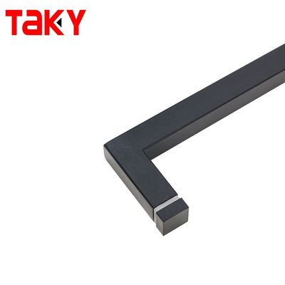 8-12mm Türdicke Edelstahl Quadrat Duschtür Griff mit Griff
