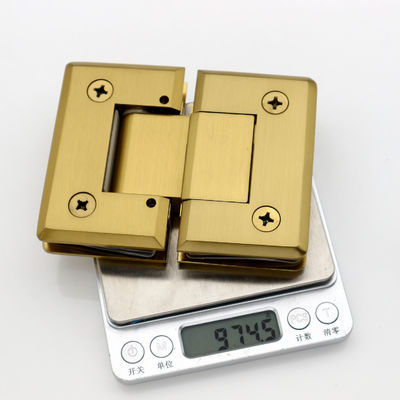 Modernes Design 180 Grad Messing oder Edelstahl Glas Hardware Badezimmer Tür Dusche Hebescharnier