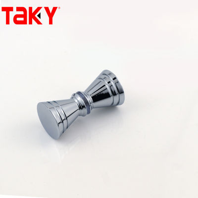 Moderne Badezimmer-Hardware Messing Ziehen Glas Türgriff und Knopf mit individuellem Design