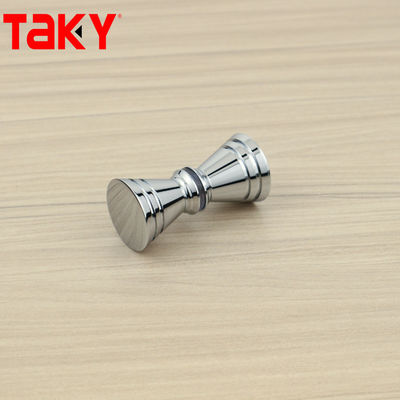 Moderne Badezimmer-Hardware Messing Ziehen Glas Türgriff und Knopf mit individuellem Design