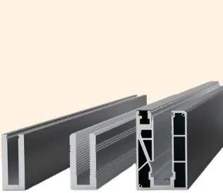 Andere Tray-Materialien Aluminium U-Form-Kanal für Glasgeländer und Balkon-Schutzgeländer