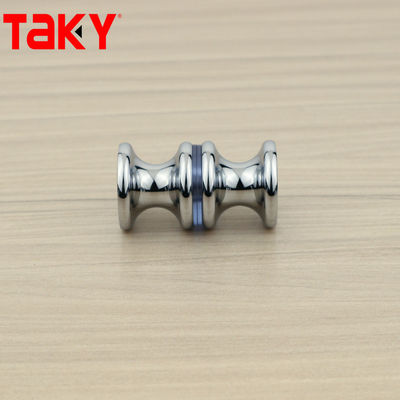 Customized Tür Glas Dusche Spülen Rund Türknopf Doppelseitiges Badezimmer Dusche Türgriff