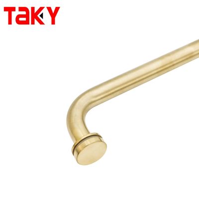 Hotel Badezimmer Glas Türgriff Goldene Tür Ziehgriff für Duschzimmer Bad