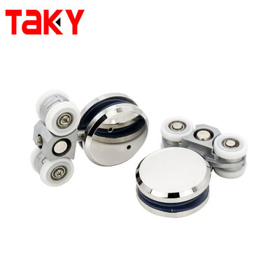 Rundes Tray-Form Glas hängende Tür Roller für 8-12 Dicke sichere hängende Duschtür