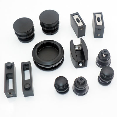 Glasschiebetüren ohne Rahmen Hardware-Kit mit weichen Schließung Geraden Stil Schiebetür