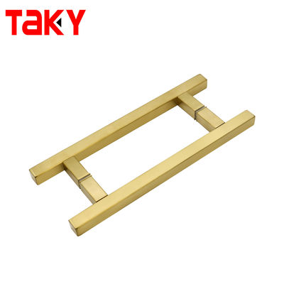 11 Zentimeter Puxadores für Porta de Vidros Edelstahl Bürsten-Gold-Türziehgriff