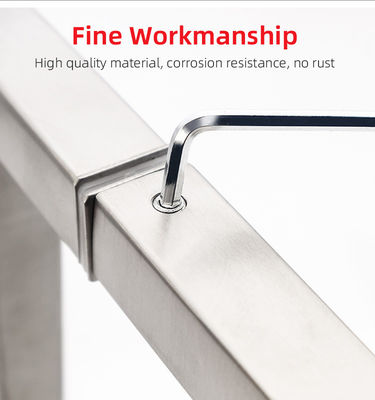 Modernes Design Edelglas Türgriff für Rücken-zu-Rücken-Gebäude Standard Interne