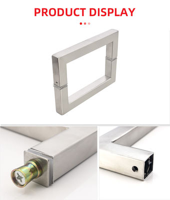 Modernes Design Edelglas Türgriff für Rücken-zu-Rücken-Gebäude Standard Interne