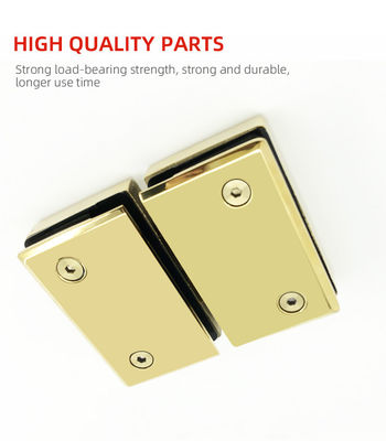 Modernes Design 180 Grad Messing oder Edelstahl Glas Hardware Badezimmer Tür Dusche Hebescharnier