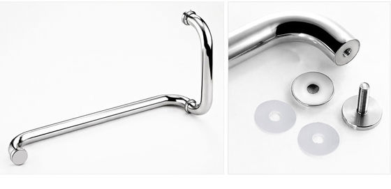 Anpassung Aluminium Duschschirm Glas Tür Griff mit 0,5 mm Dicke und BN Finish