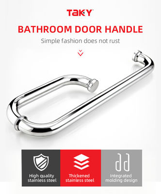 Anpassung Aluminium Duschschirm Glas Tür Griff mit 0,5 mm Dicke und BN Finish