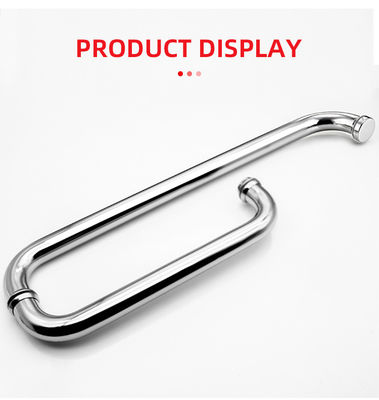 Anpassung Aluminium Duschschirm Glas Tür Griff mit 0,5 mm Dicke und BN Finish