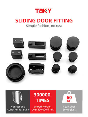 Schiebetür für 8-12 mm Safe Glass Hardware enthalten
