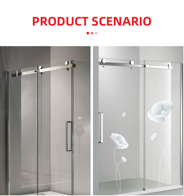 Schiebetür für 8-12 mm Safe Glass Hardware enthalten