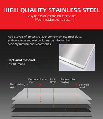 Schiebetür für 8-12 mm Safe Glass Hardware enthalten