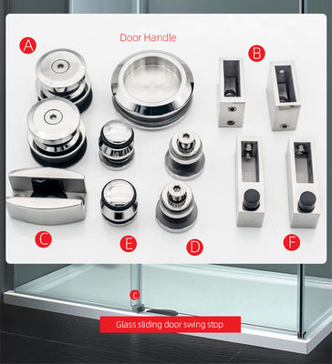 Hoch korrosionsbeständiges Scheunen-Tür- und Hardware-Set mit 8-12 dickem Sicherglas