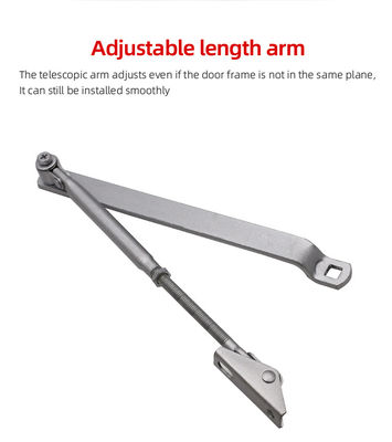 45-65 KG Tragfähigkeit Aluminium automatischer Türschließer mit 2 Geschwindigkeiten und Verbrauch