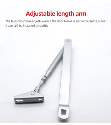 Sicherer und langlebiger Schiebetürschließer aus Aluminiumlegierung für Standardanwendungen