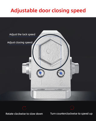 Hochleistungs-Hydraulik-Türschließer aus Aluminium, 60 kg, einstellbare Geschwindigkeit