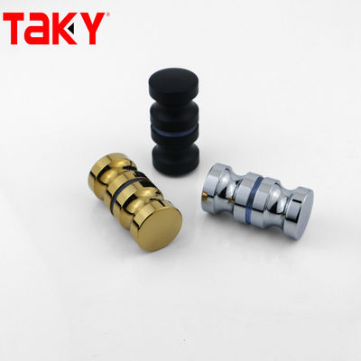Badezimmer-Hardware Dusche Passierung Messing Edelstahl Ziehen Glas Türgriff und Knopf