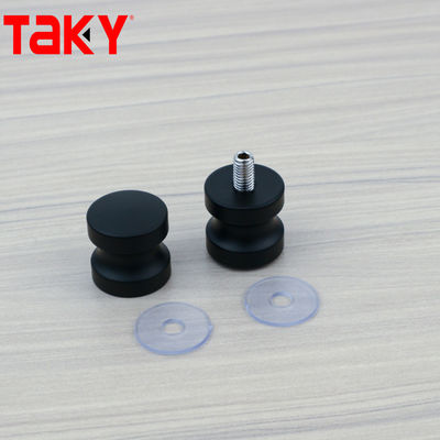 Badezimmer-Hardware Dusche Passierung Messing Edelstahl Ziehen Glas Türgriff und Knopf