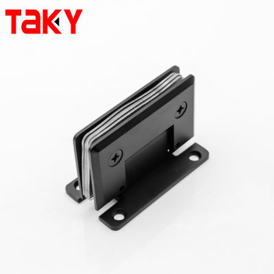 China Großhandel Matte Schwarz 90 Grad Wand zu Glas 10 mm Dusche Glas Tür Scharnier