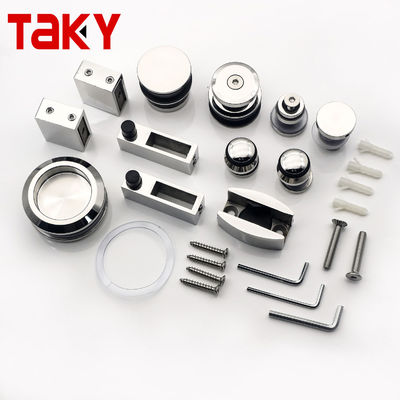 Hochwertige Rahmenlose Zinklegierung Schiebetür Glas Tür Hardware Dusche Tür Hardware Kit