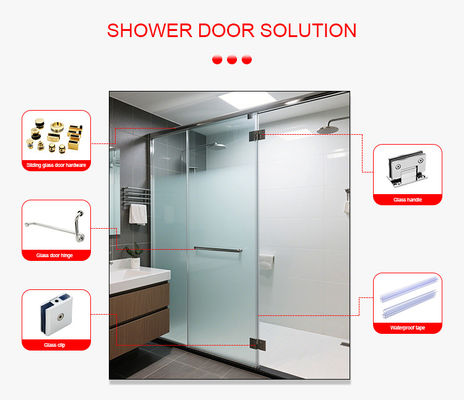 Klare PVC-Duschdichtung 10 mm Transparent Schwarz